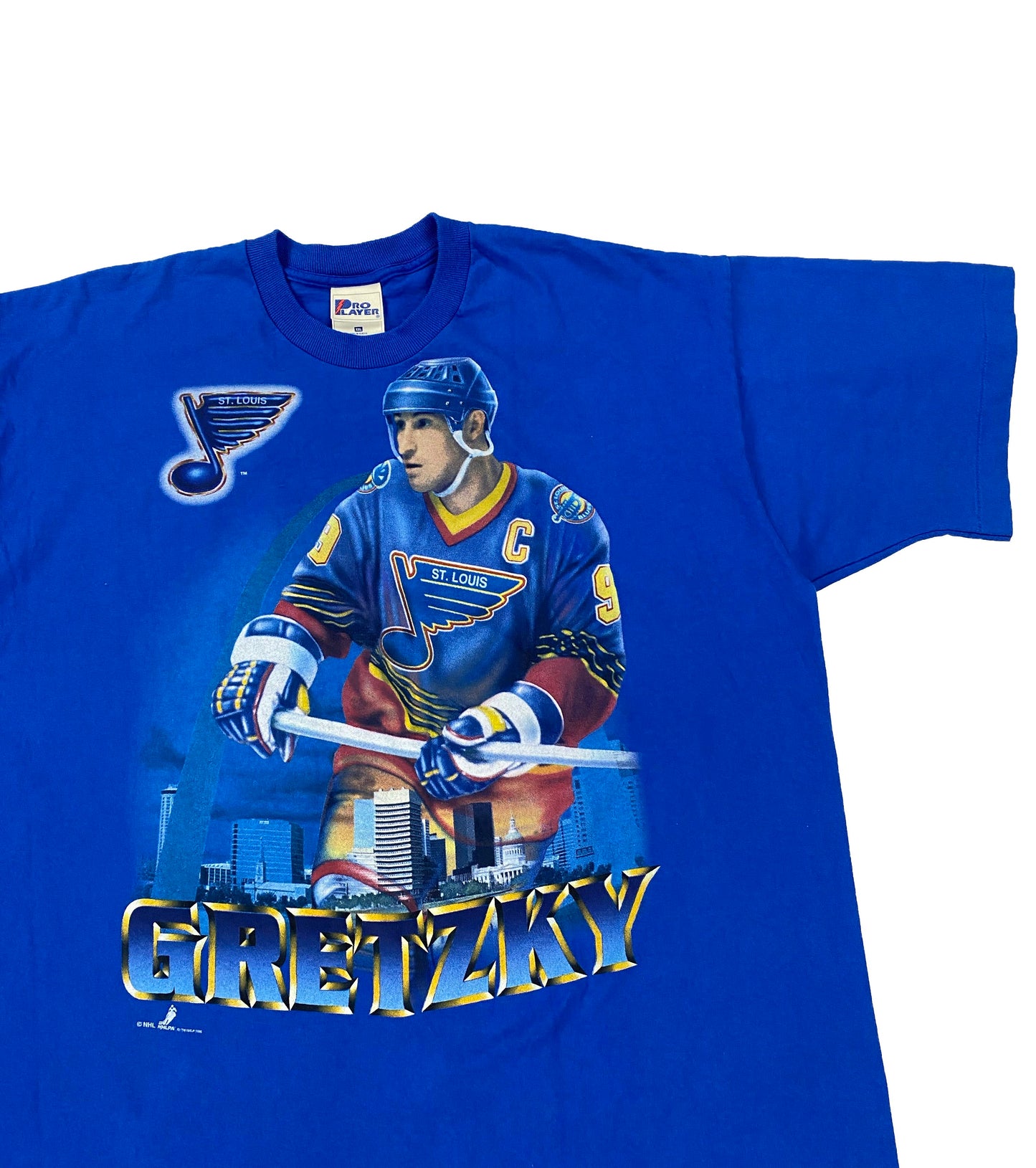 Vintage 1996 St Louis Blues Wayne Gretzky pro player tee (XXL)