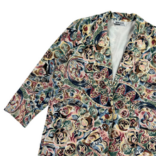 Load image into Gallery viewer, Vintage 90s Briggs New York all over print floral AOP women’s layering shirt jacket (18W)