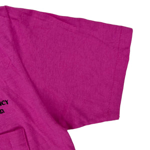 Vintage 80s Stedman Delmarva  Bail Bond Agency  “Freedom is just a phone call away” pink pocket tee (M)