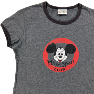 Vintage Y2K Disney Mickey Mouse Club women’s baby ringer tee (L)
