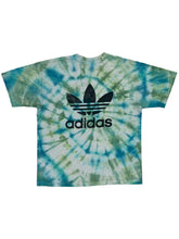 Load image into Gallery viewer, Vintage 90s Adidas trefoil logo tie dye tee (L)