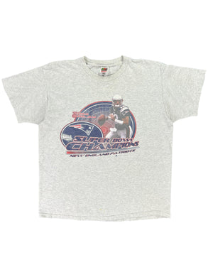 Vintage 2002 Tom Brady New England Patriots Super bowl champs tee (XL)