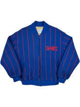 Load image into Gallery viewer, Vintage 80s Cliff Engle New York Giants pin striped varsity jacket (XL)