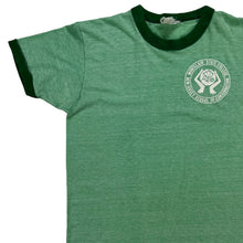 Load image into Gallery viewer, Vintage 70s Montclair State College New Jersey school of conservation green ringer tee (XS/S)