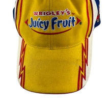 Load image into Gallery viewer, Vintage 2000s NASCAR racing Wrigleys Juicy Fruit StrapBack hat