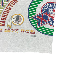 Load image into Gallery viewer, Vintage 1992 Salem Washington Redskins Super Bowl champs AOP tee (L/XL)