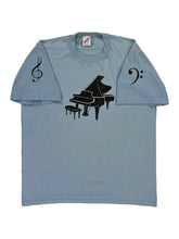 Load image into Gallery viewer, Vintage 80s Piano “Musicians are sound people” faded tee (L)