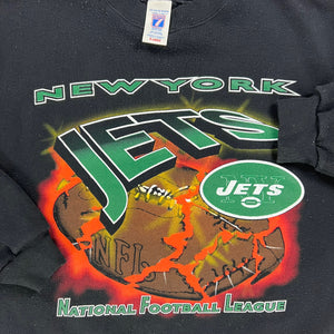 Vintage 90s Logo 7 New York NY Jets football explosion crewneck (XL)