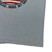 Load image into Gallery viewer, Vintage 80s Tomcat Go Ahead… Make my day! faded tee (M/L)