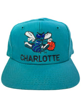 Load image into Gallery viewer, Vintage 90s Twins Ent. Charlotte Hornets NBA plain logo SnapBack