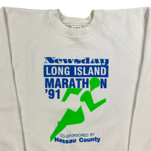 Load image into Gallery viewer, Vintage 1991 Fruit of the loom Newsday Long Island Marathon crewneck (XL)