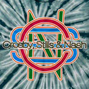 2012 Crosby, Stills, & Nash tie dye band tour tee (S)