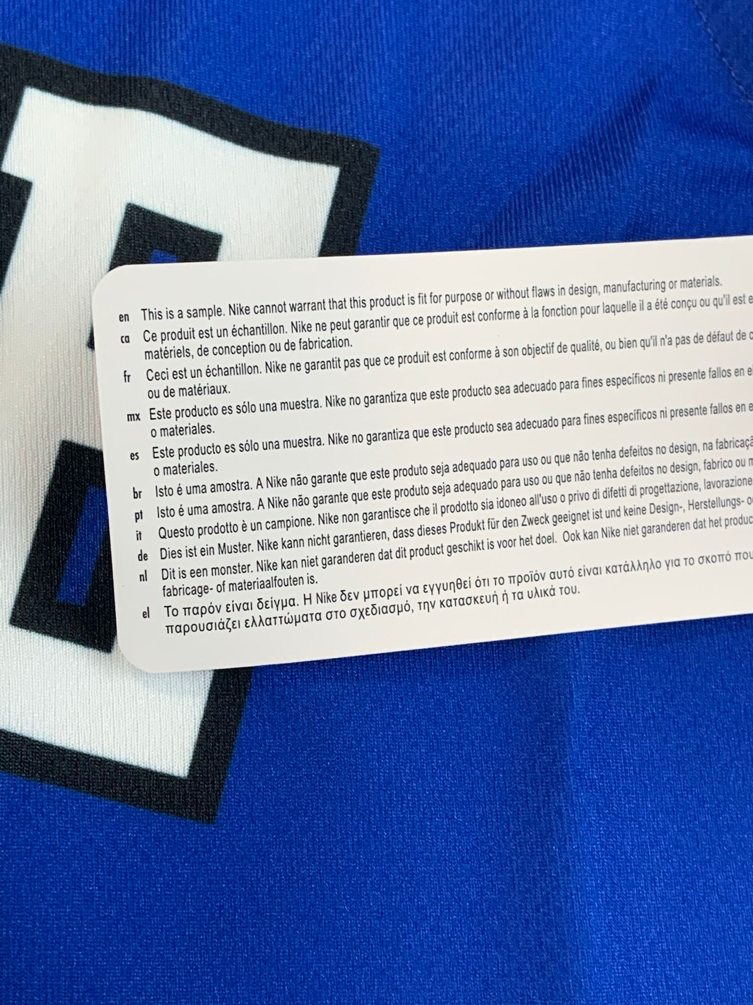 Nike Duke University Blue Devils 00 jersey (M) NWT *sample* – The