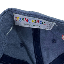 Load image into Gallery viewer, Vintage 2000s Elmo Sesame Place denim strap back hat