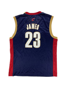 Vintage 2000s LeBron James Cleveland Cavaliers alternate NBA jersey (L)