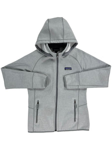 2016 Patagonia full zip womens grey zip up fleece sweatshirt (S)