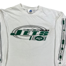 Load image into Gallery viewer, Vintage Y2K Adidas New York NY Jets long sleeve print tee (XL)