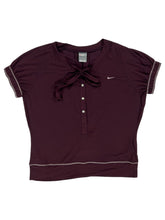 Load image into Gallery viewer, Y2K Nike FIT women’s button up blouse shirt (M)