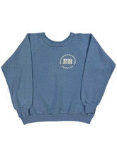 Load image into Gallery viewer, Vintage 80s Plymouth D&amp;B Computing Services faded blue crewneck (S/M)
