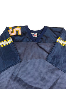 Vintage 90s San Diego Chargers Junior Seau 55 blank NFL  jersey (L)