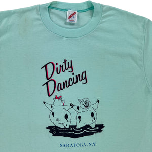 Vintage 80s Jerzees Dirty Dancing cows Saratoga NY tee (L/XL)