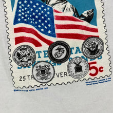 Load image into Gallery viewer, Vintage 1991 Screen Stars Best USPS Statue of Liberty postage stamp tee (XL)