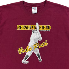 Load image into Gallery viewer, 2000s Babe Ruth Pershing Field Jersey City New Jersey baseball tee (L)