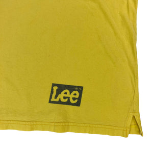 Vintage 90s Lee yellow logo shirt shirt tee (L/XL)