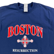 Load image into Gallery viewer, Vintage 2004 Boston Red Sox reverse the curse resurrection tour tee (M)
