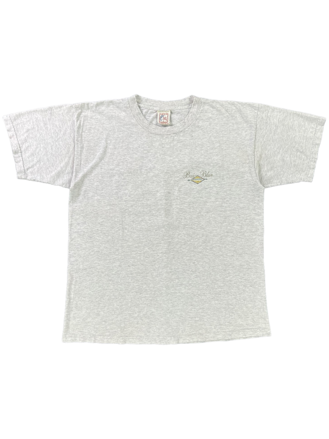 Vintage 90s Baja Blue bait & tackle faded worn tee (L)