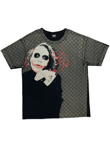 2008 The Joker Heath Ledger joker The Dark Knight all over print AOP tee (XL)