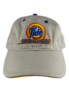 Vintage 2000s NASCAR racing Tide Downy cream promo StrapBack hat