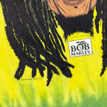 Load image into Gallery viewer, Vintage 90s Bob Marley Music Inc. tie dye puff print tee (L)