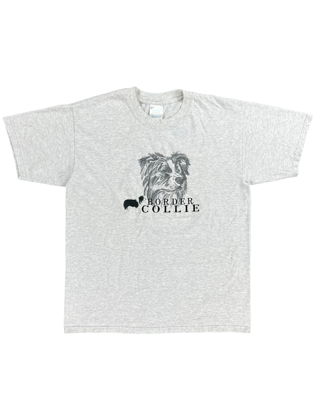 Vintage 1999 Border Collie Dog breed tee (L)