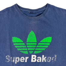 Load image into Gallery viewer, Vintage 2000s Super Baked marijuana pot leaf faded tee (M/L)