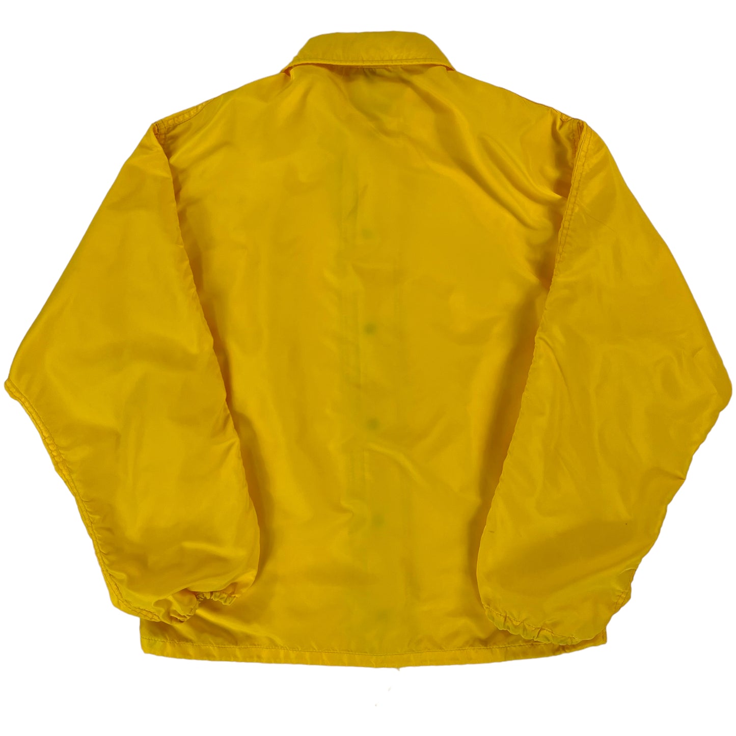 Vintage 70s Swingster Chain stitched “Jan” yellow snap up windbreaker jacket (L)