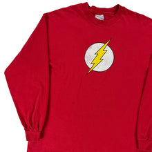 Load image into Gallery viewer, Vintage 90s Hanes The Flash DC comics super hero long sleeve tee (XL)
