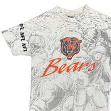Load image into Gallery viewer, Vintage 1991 Chicago Bears all over print AOP NFL tee (M)
