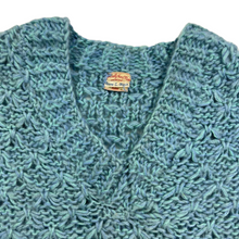 Load image into Gallery viewer, Vintage 80s/90s hand woven blue Dianne L. Mason women’s sweater (M)