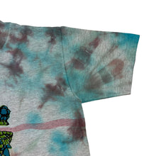 Load image into Gallery viewer, Vintage 90s Lizard wrap around print tie dye youth tee (L)