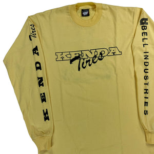 Vintage 80s KENDA Tires bicycles long sleeve tee (M/L)
