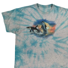 Load image into Gallery viewer, Vintage 2000s Sea World tie dye tee (XXL)
