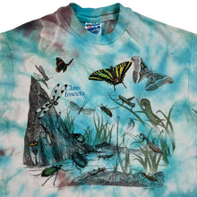 Load image into Gallery viewer, Vintage 90s Hanes Class Insecta insects bug tie dye tee (M)