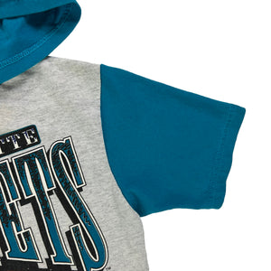 Vintage 90s Charlotte Hornets NBA youth hoodie tee (YM)