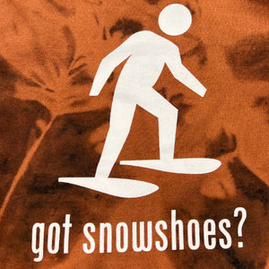 Vintage Got Snowehoes? Acid washed crewneck (XL)
