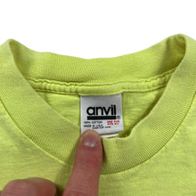 Load image into Gallery viewer, Vintage 90s Nabisco the line-up that delivers! 163 million servings daily neon tee (OS)