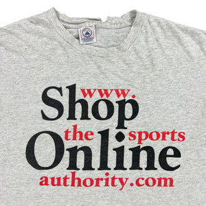 Vintage 2000s Shop Online The Sports Authority promo tee (L)