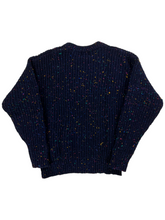 Load image into Gallery viewer, Vintage 2000s Gap 100% wool multicolor navy sweater (S)