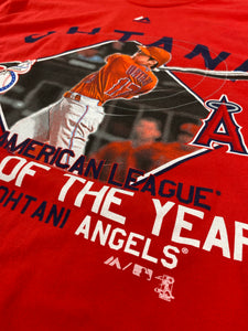 2018 Shohei Ohtani Rookie of the year MLB Angels tee (L)