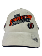 Load image into Gallery viewer, Vintage 2003 New Jersey Devils Stanley Cup champions Nike hockey rules StrapBack DS